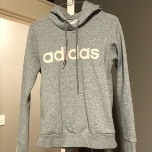 i am selling a gray adidas sweatshirt, it is a extra small in kids